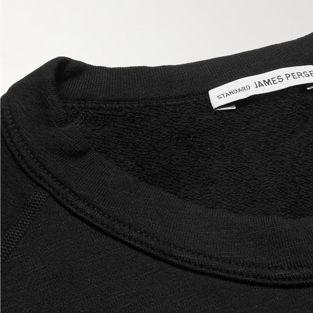James Perse Loopback Supima Cotton-Jersey Sweatshirt - Picture 2 of 3